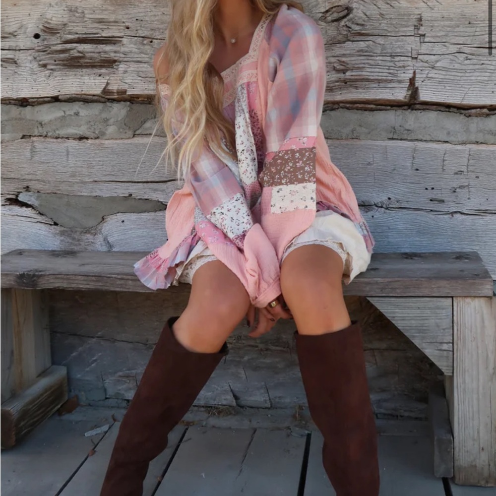 Pol Patchwork Blouse - image 2